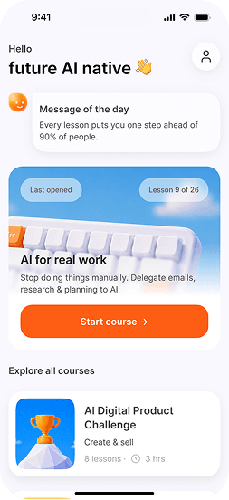 Learn the AI skills people pay for.